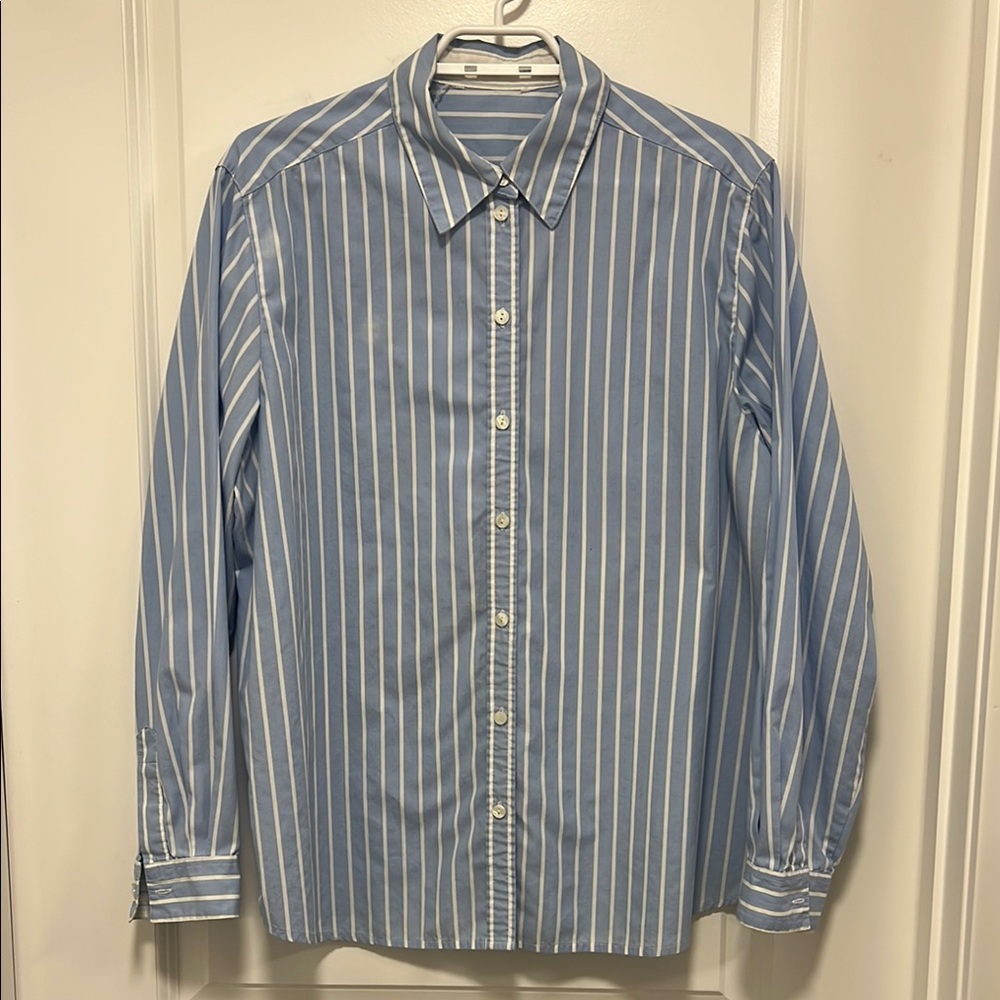 Classic Blue Striped Shirt